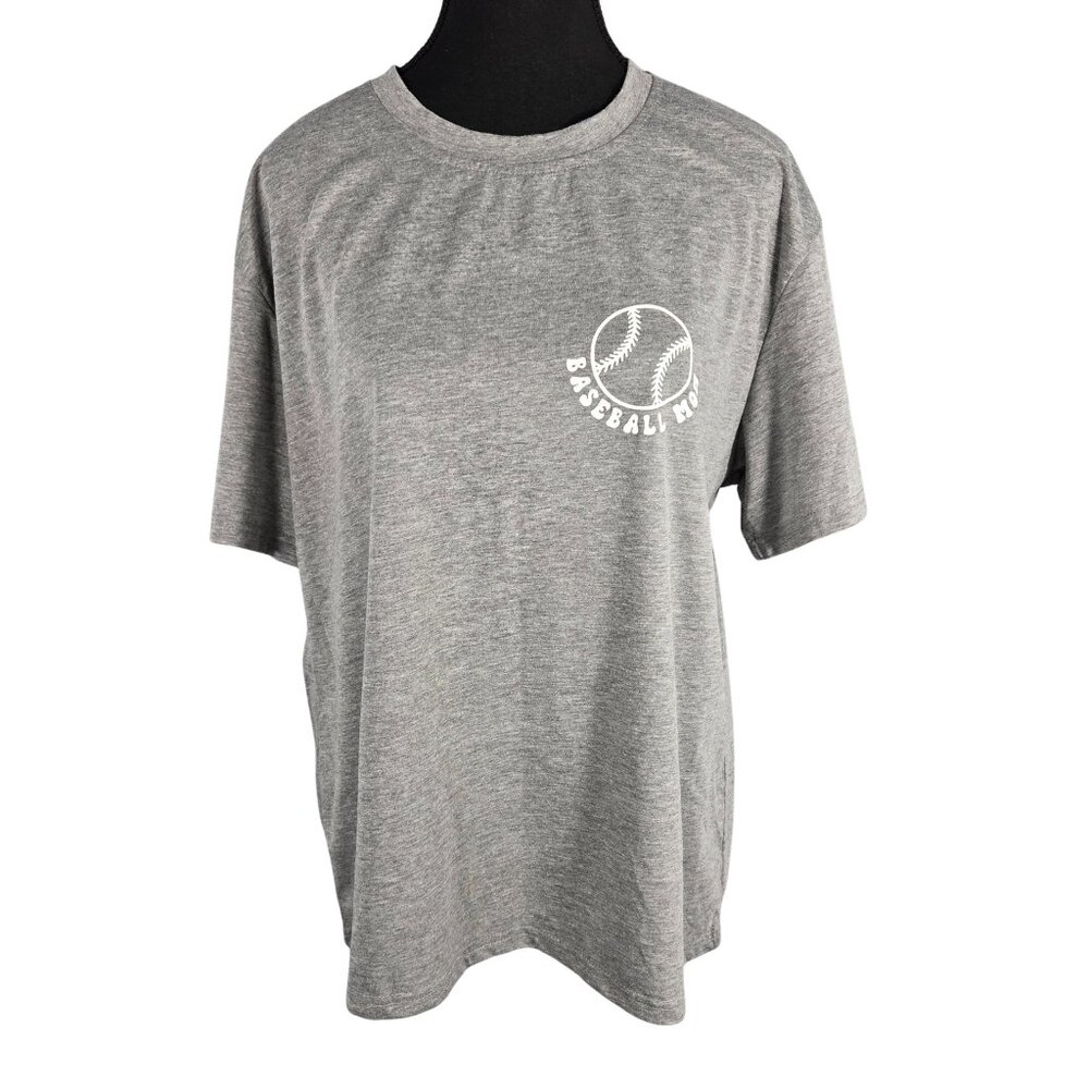 NWOT | "Baseball Mom" Graphic T-Shirt Oversized Comfort Tee | XLarge